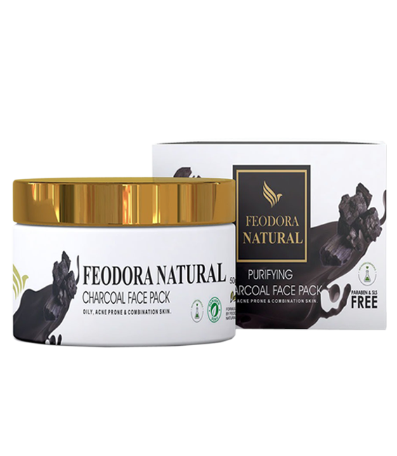 Feodora Pro Purifying Charcoal Face Pack